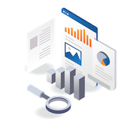 Full operational transparency with uAuditor analytics and reporting dashboard icon