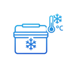 Mobile refrigeration unit monitoring icon representing fleet monitoring devices for temperature-controlled equipment